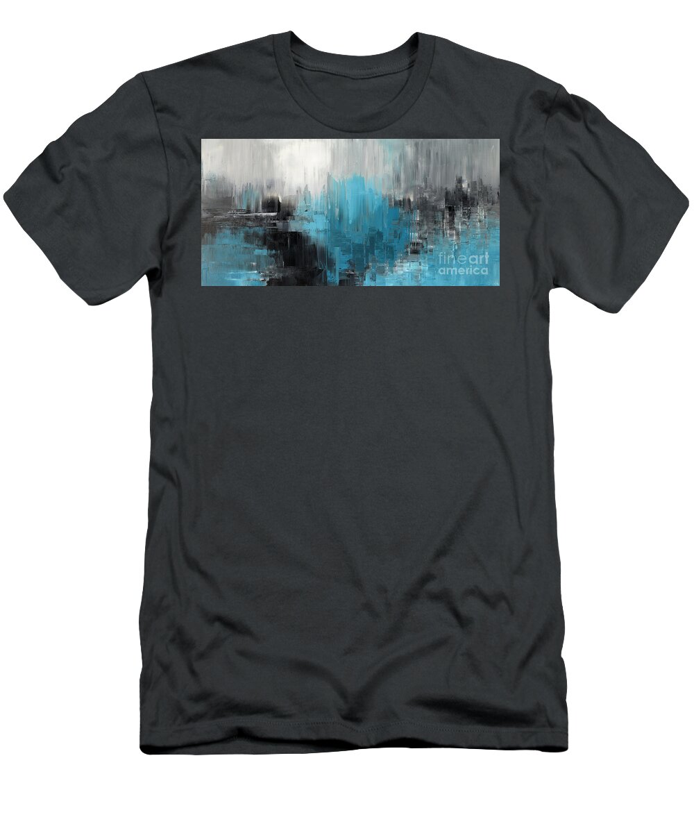 Abstract T-Shirt featuring the painting Brilliant Dreamer by Tatiana Iliina