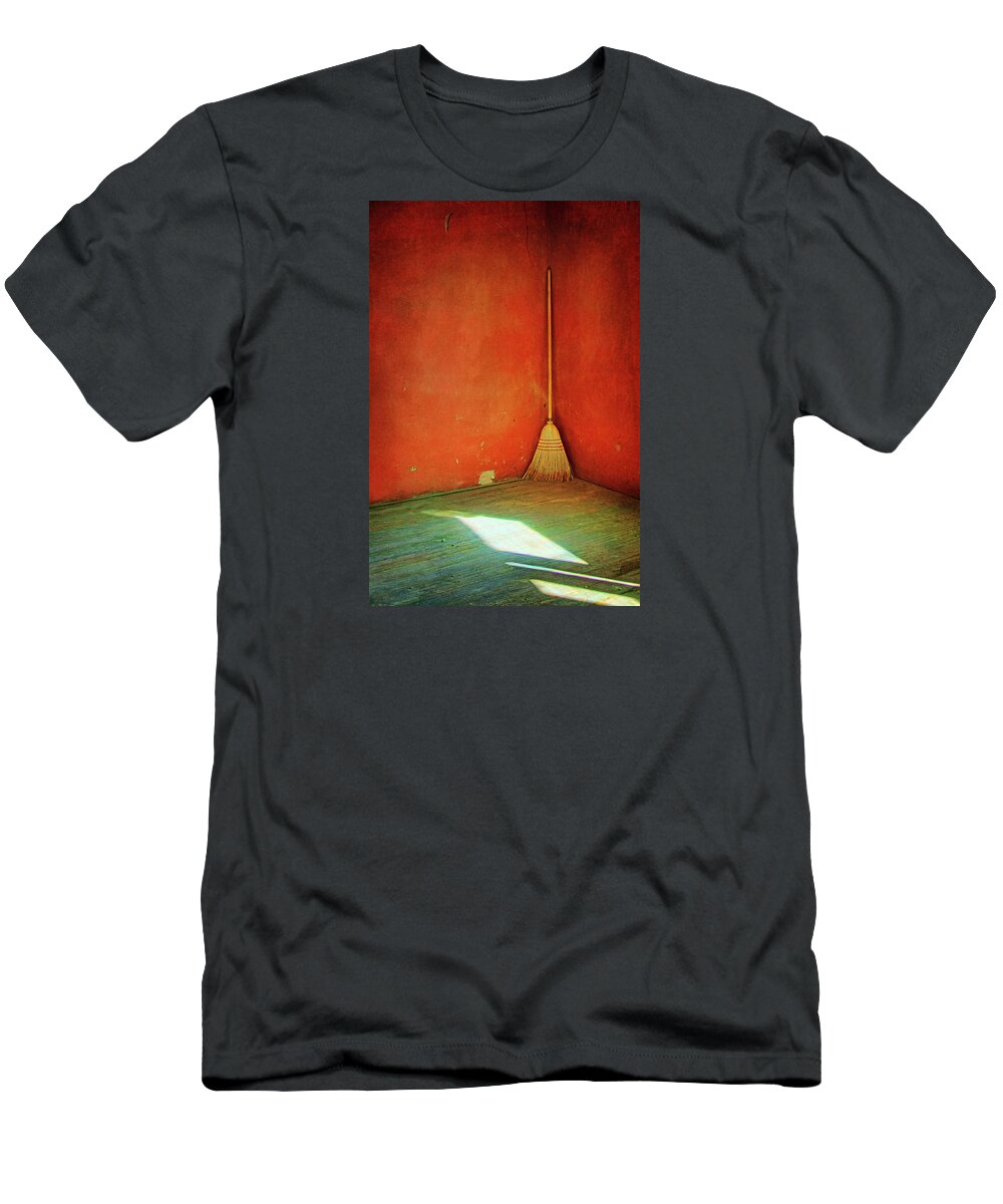 Minimalism T-Shirt featuring the photograph Broom by Nikolyn McDonald