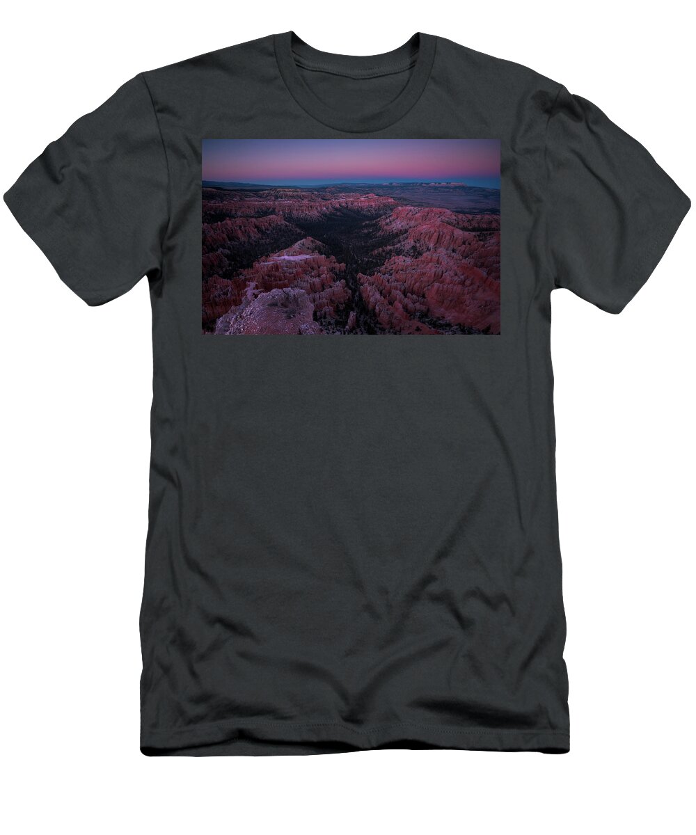 Arches T-Shirt featuring the photograph Bryce Point by Edgars Erglis