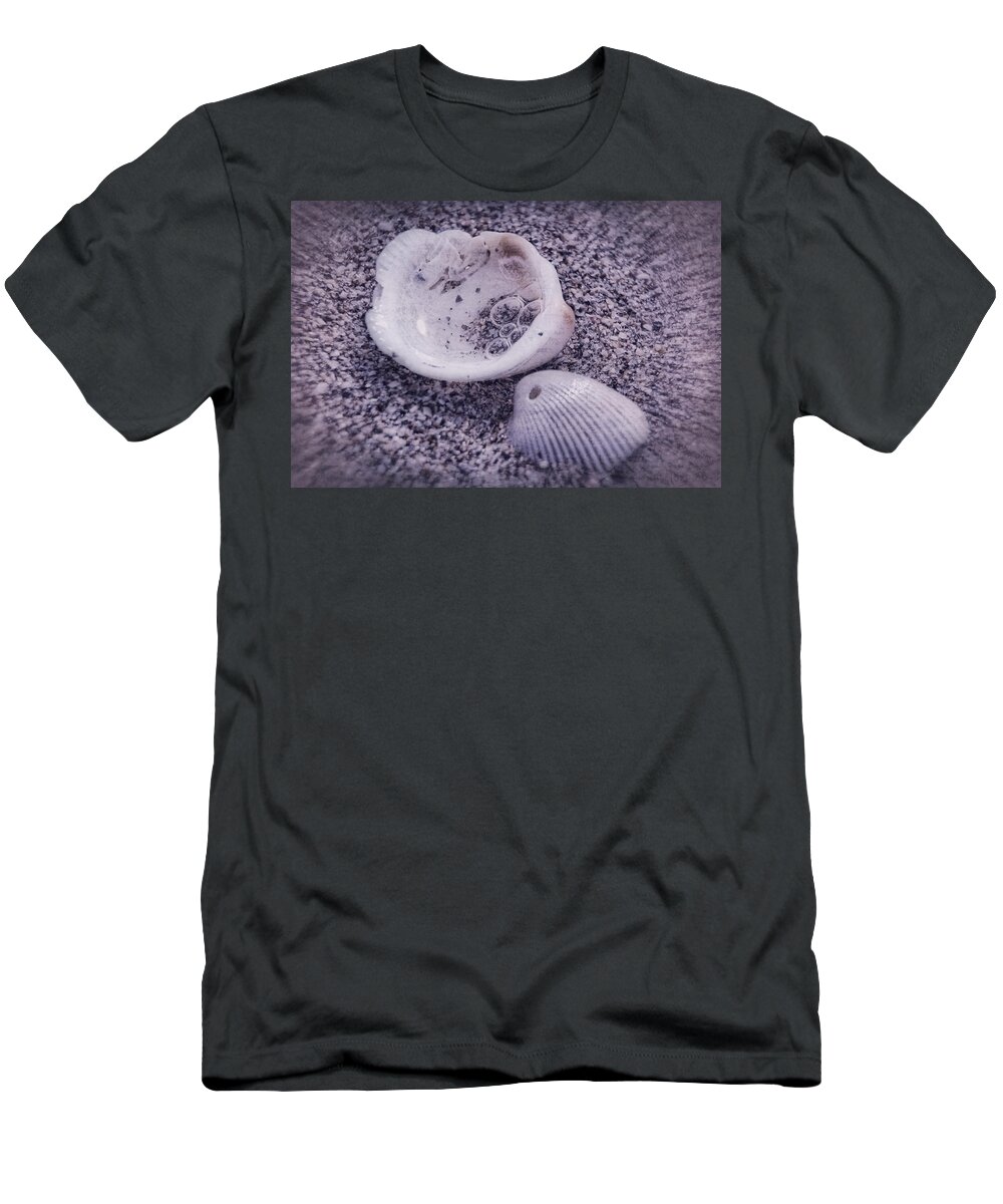 Macarthur Beach T-Shirt featuring the photograph Bubbles Last Stand Lav by Theo O'Connor