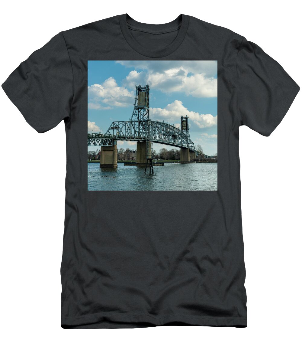 Burlington Bristol Bridge T-Shirt featuring the photograph Burlington Bristol Bridge by Louis Dallara