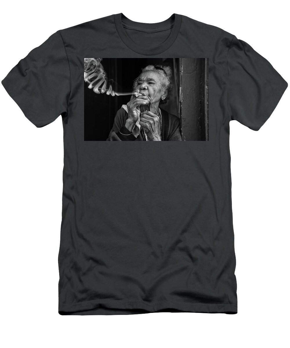 Cuba T-Shirt featuring the photograph Burning Money by Mary Buck