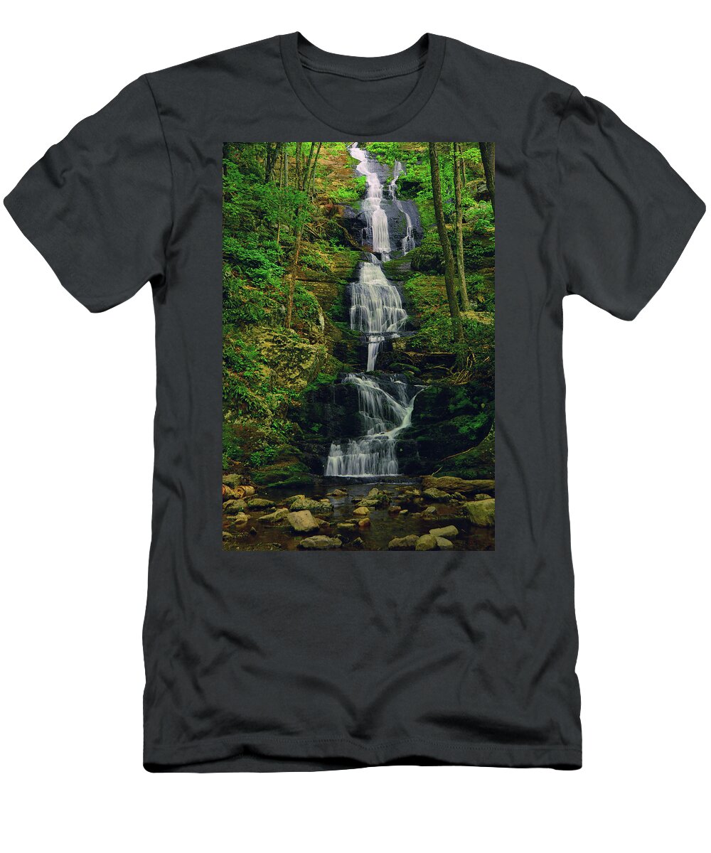 Buttermilk Falls T-Shirt featuring the photograph Buttermilk Falls 3 by Raymond Salani III