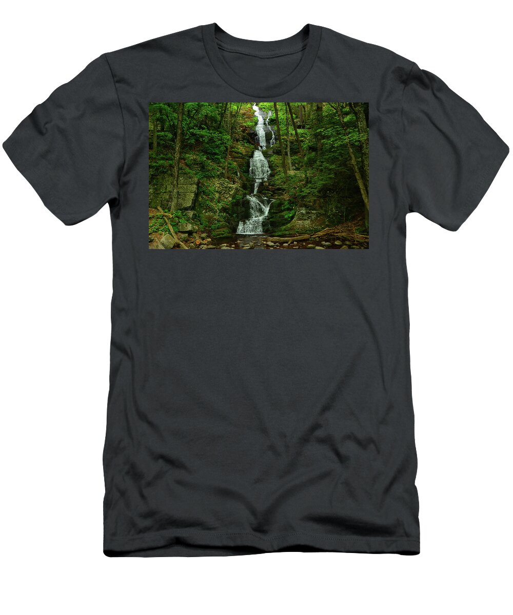 Buttermilk Falls T-Shirt featuring the photograph Buttermilk Falls 4 by Raymond Salani III