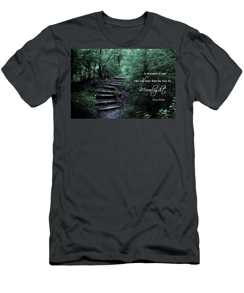 Moonlight T-Shirt featuring the photograph By Moonlight by Jessica Brawley