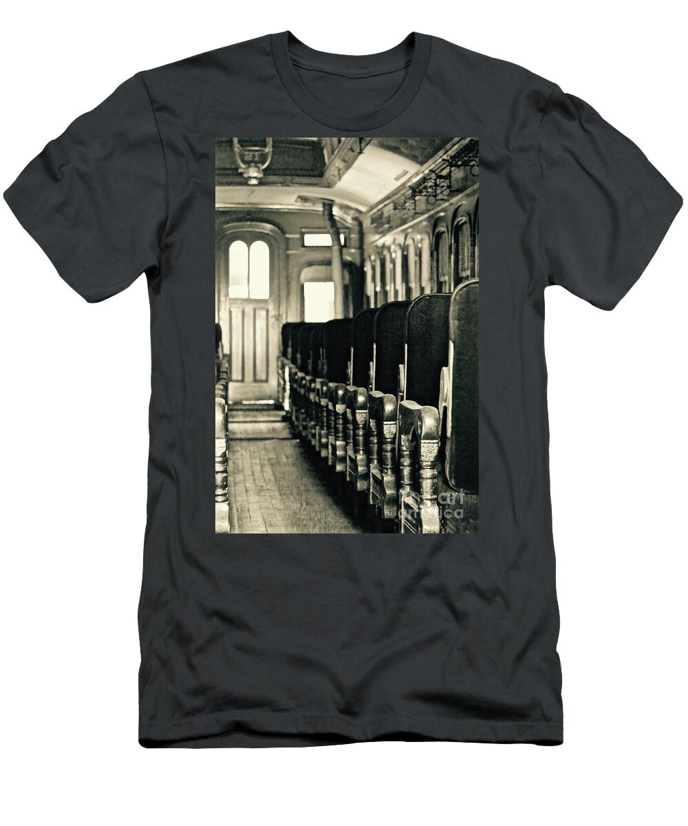 Railway T-Shirt featuring the photograph Cabin Leisure by Phil Cappiali Jr