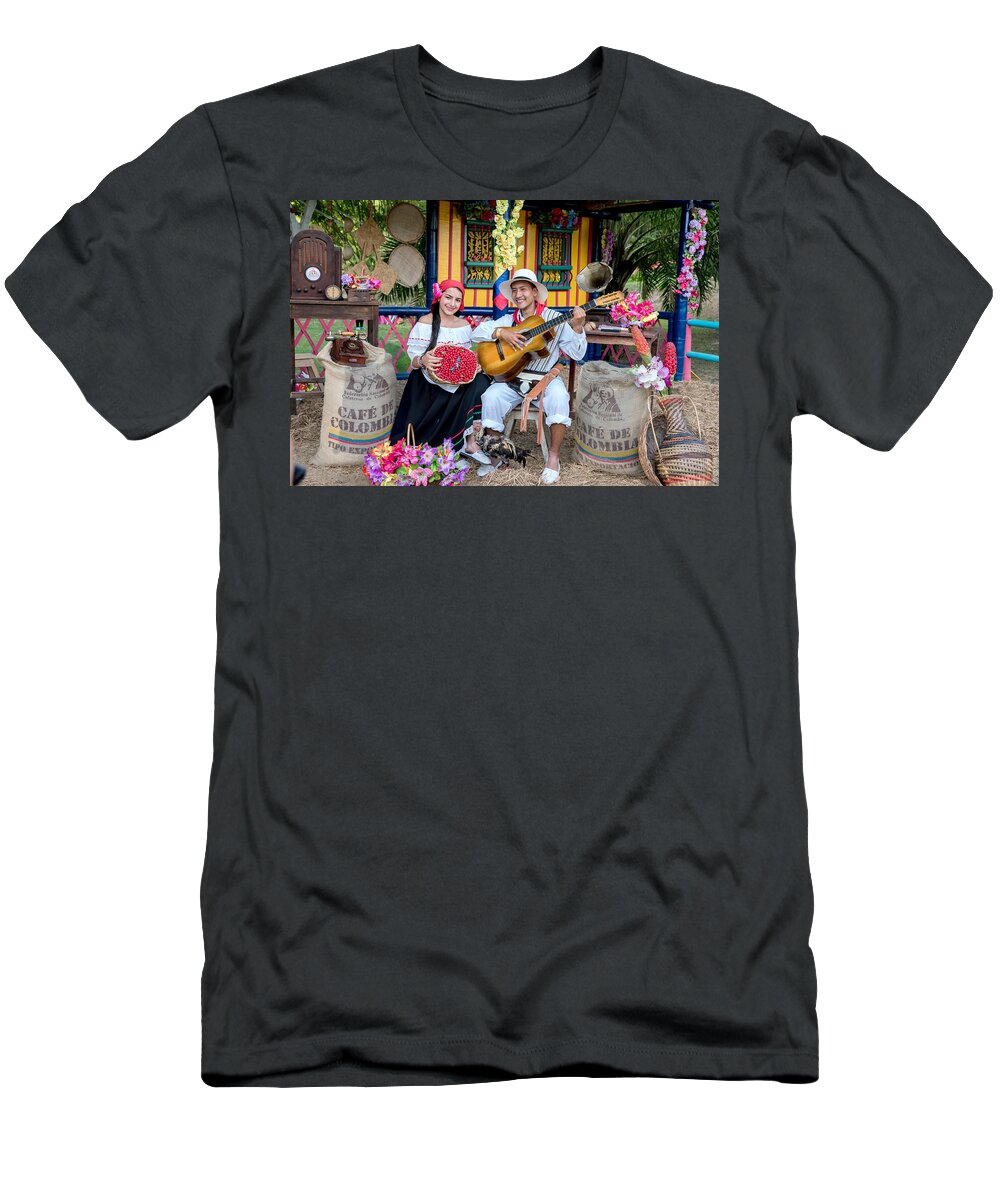 Cafe T-Shirt featuring the photograph Cafe De Colombia by Jaime Mercado