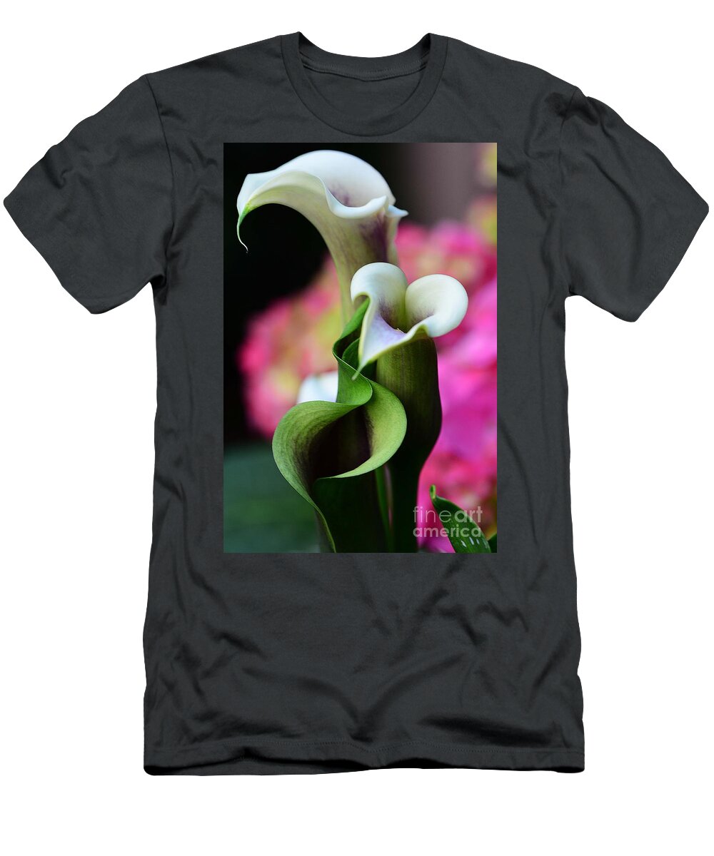 Flowers T-Shirt featuring the photograph Calla Lillies by Cindy Manero