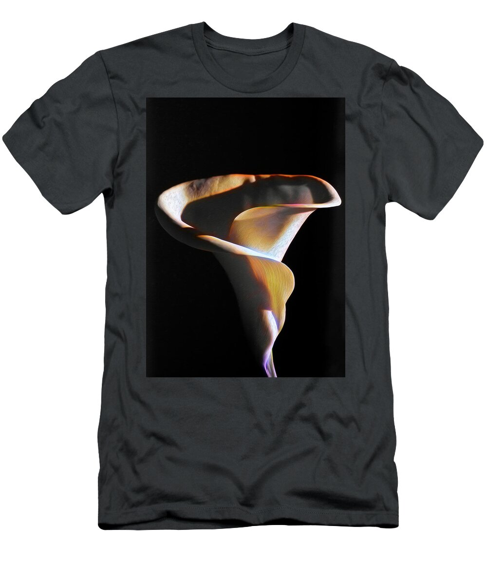 Calla Lily T-Shirt featuring the photograph Calla Lily Dreams by Joe Schofield