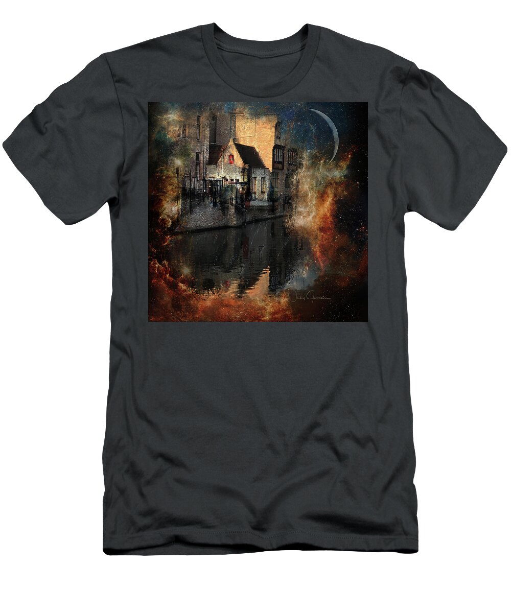 Sky T-Shirt featuring the digital art Calm by Nicky Jameson
