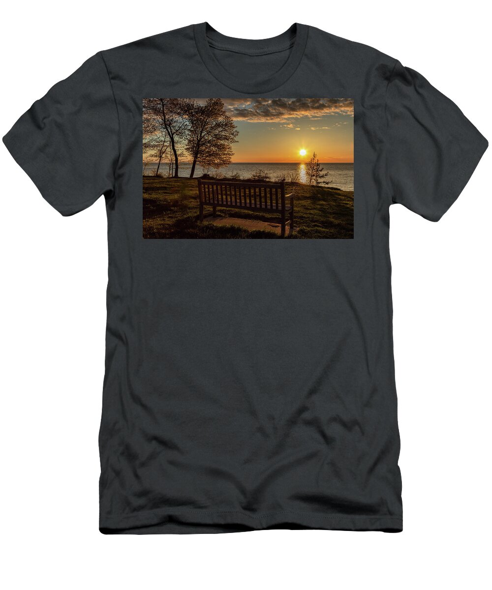 Campus T-Shirt featuring the photograph Campus Sunset by Rod Best