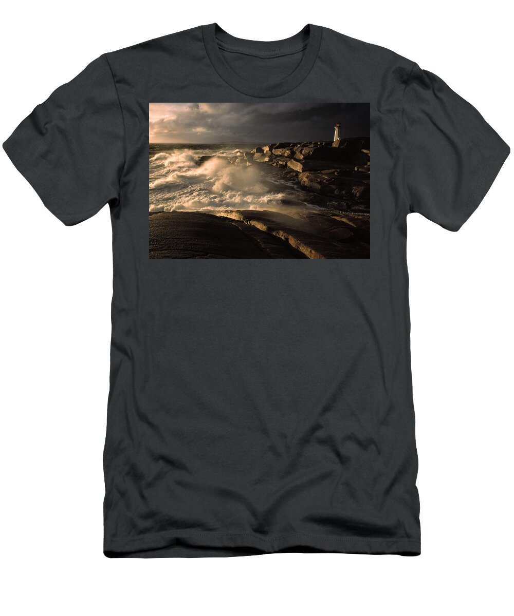 Canada T-Shirt featuring the photograph Canada Nova Scotia Peggy's Cove by Gary Corbett