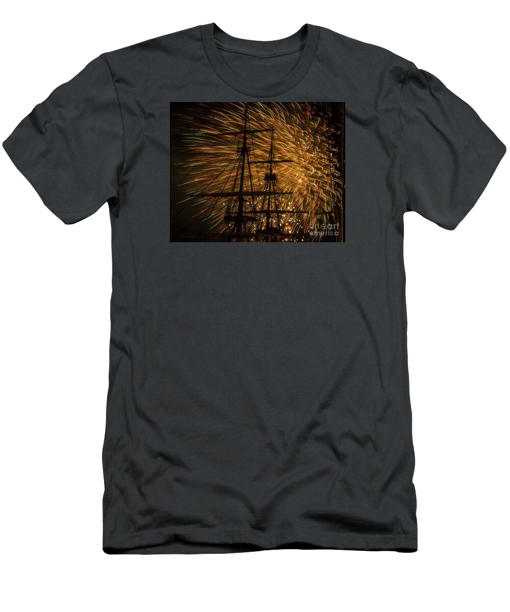 Canal Days T-Shirt featuring the photograph Canal Days Fireworks Finale by JT Lewis