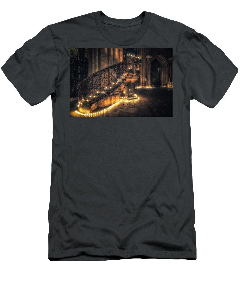 Arch T-Shirt featuring the photograph Candlemas - Pulpit by James Billings
