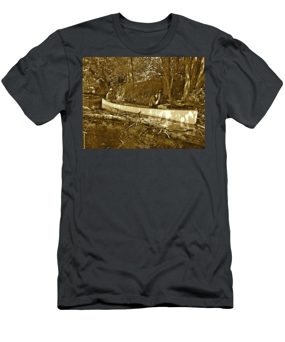 Nature T-Shirt featuring the photograph Canton Canoe Trip 2016 50 by George Ramos