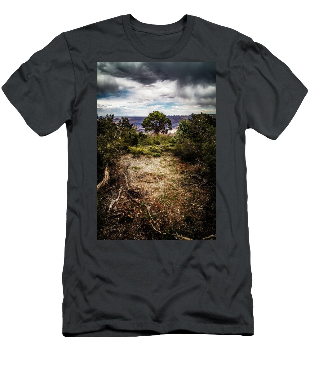 Arizona T-Shirt featuring the photograph Canyon Sentinel by Jason Roberts