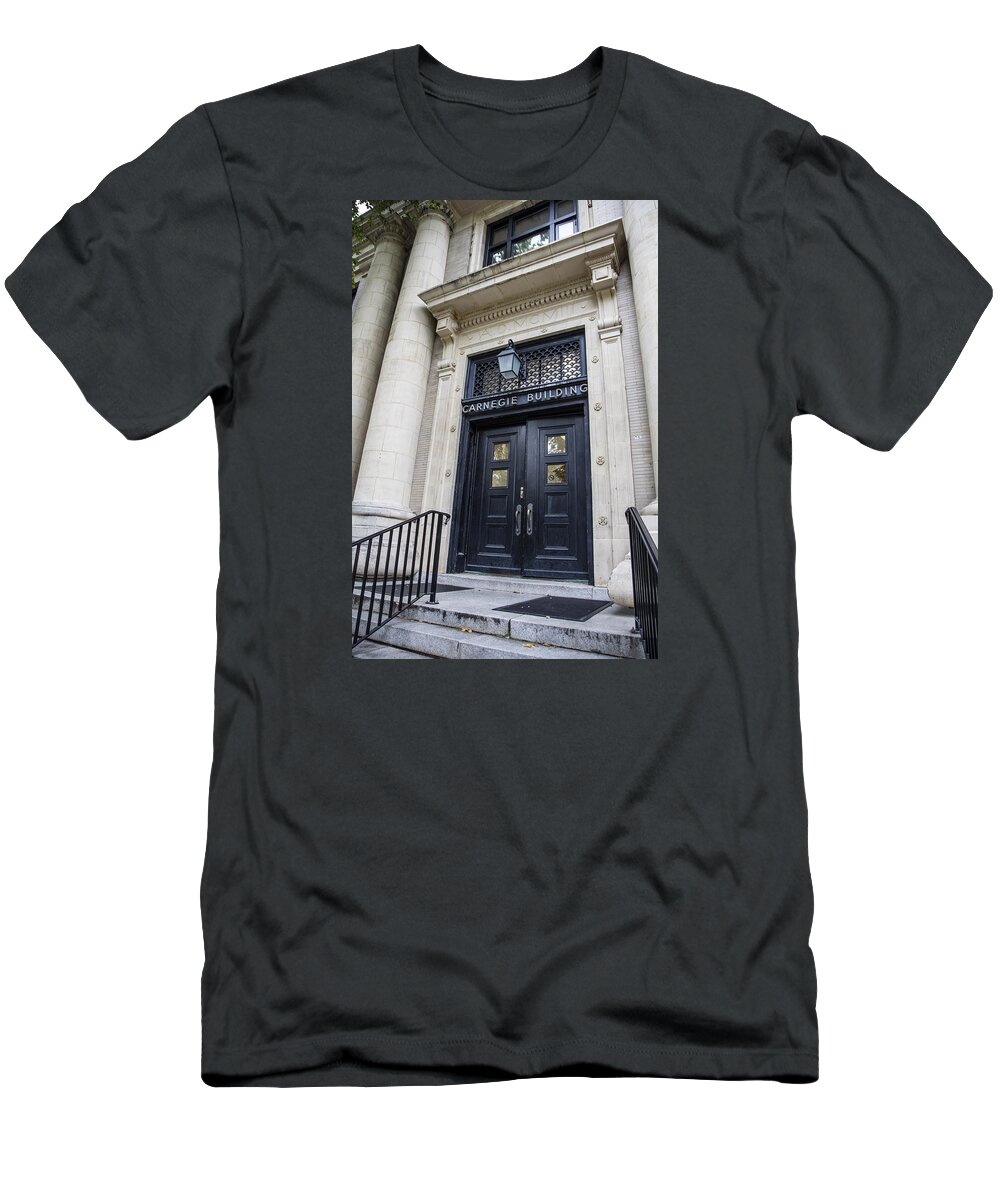 Penn State T-Shirt featuring the photograph Carnegie Building Penn State by John McGraw