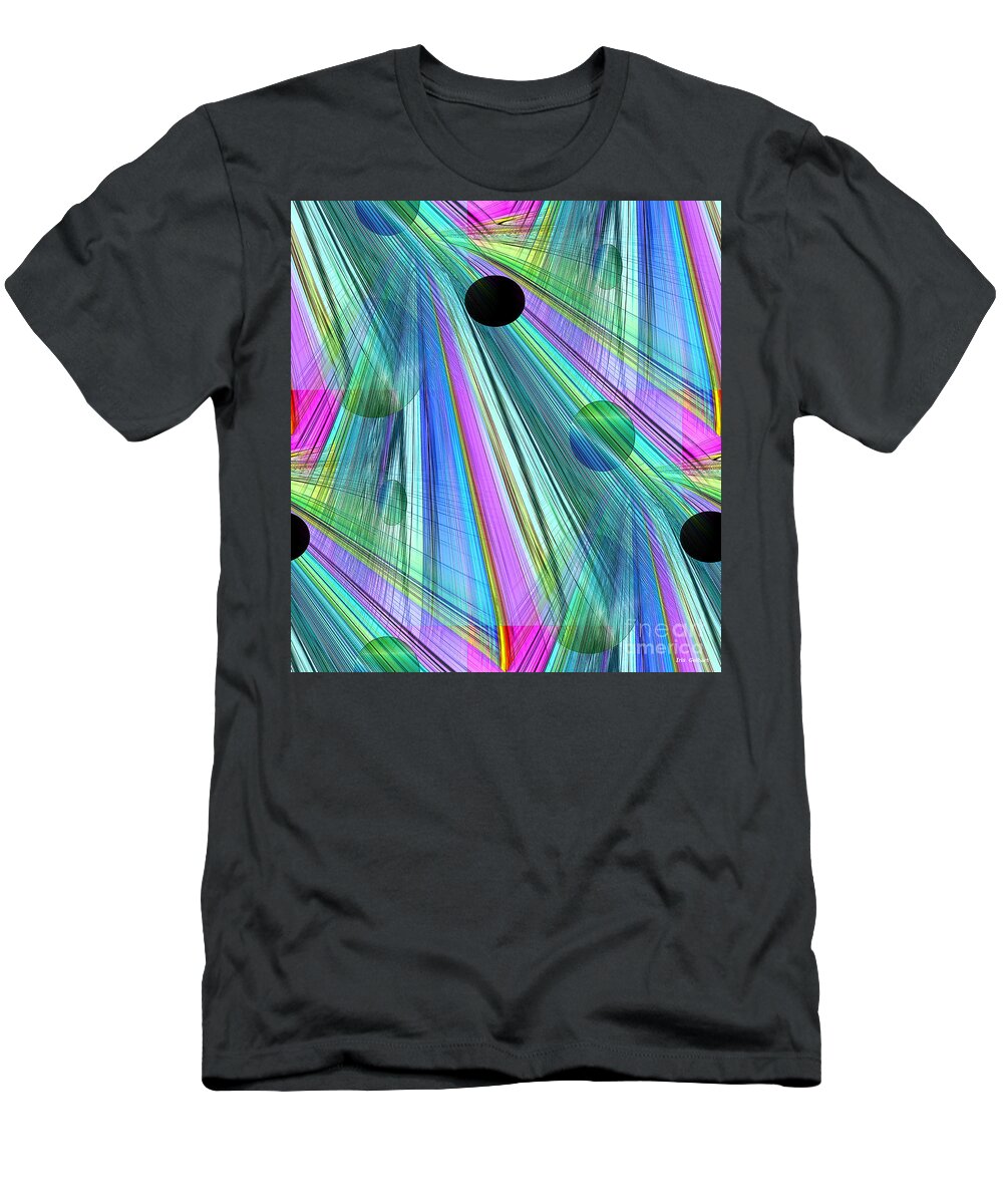  T-Shirt featuring the digital art Carnival 2 by Iris Gelbart