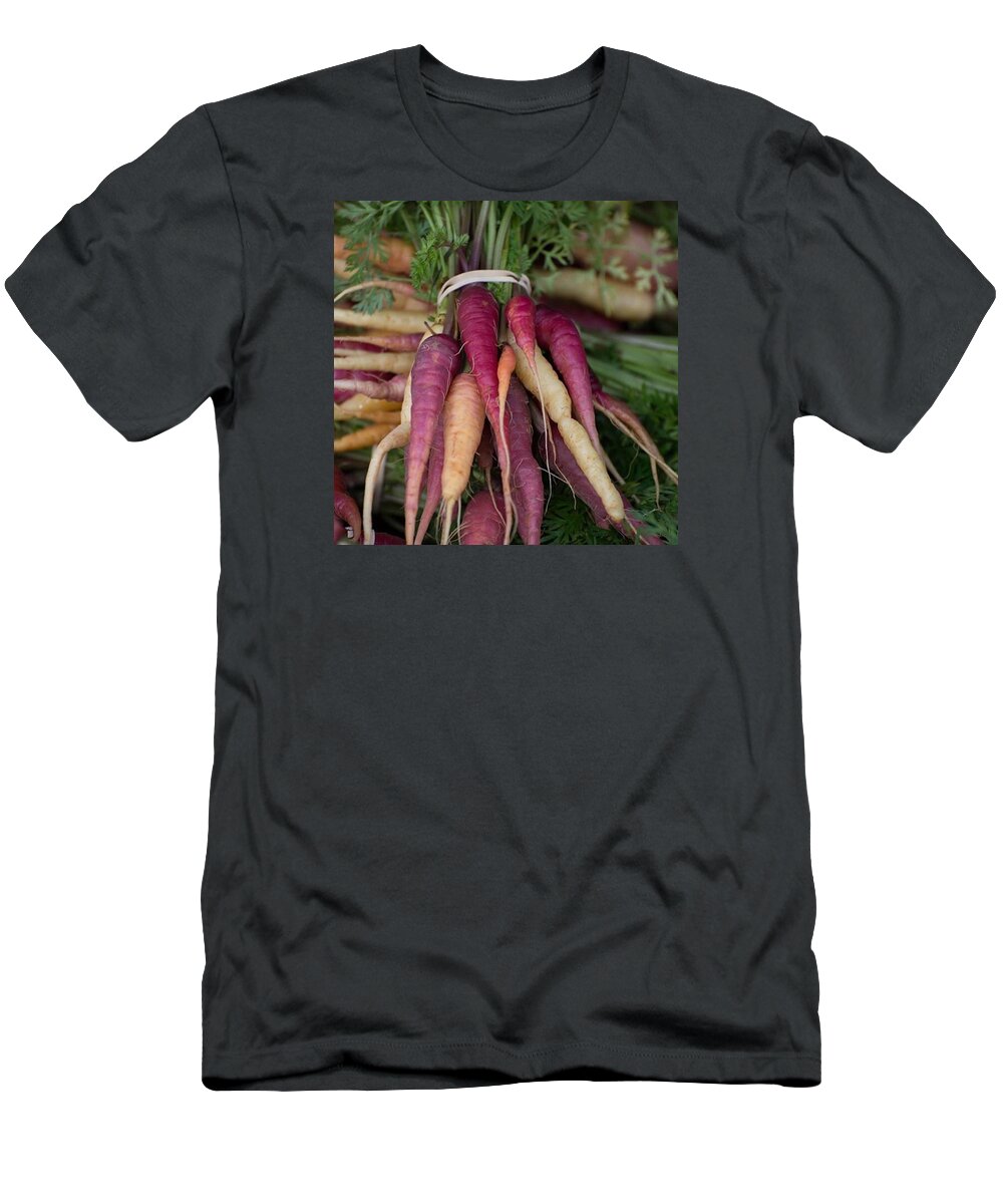 Arizona T-Shirt featuring the photograph Heirloom Carrots by Michael Moriarty