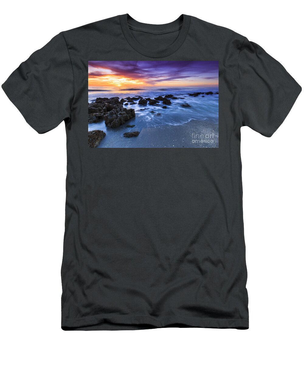 Casperson Beach T-Shirt featuring the photograph Casperson Beach Sunset 2 by Ben Graham