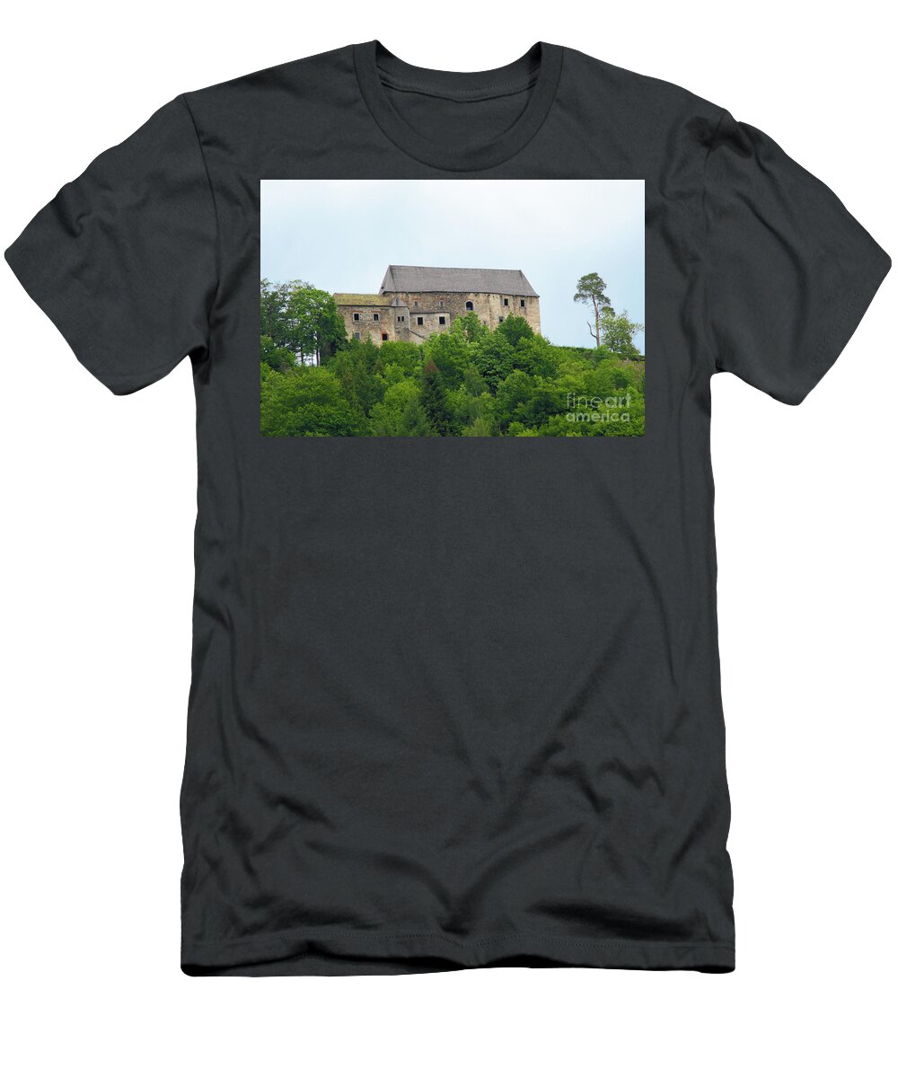 Sr. Martin Im Muhlkreis T-Shirt featuring the photograph Castle Neuhaus by Bob Phillips