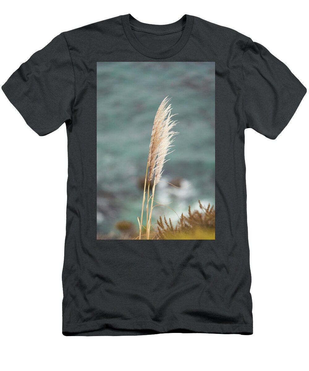 Cat T-Shirt featuring the photograph Cat tail on the cliff by Jason Hughes