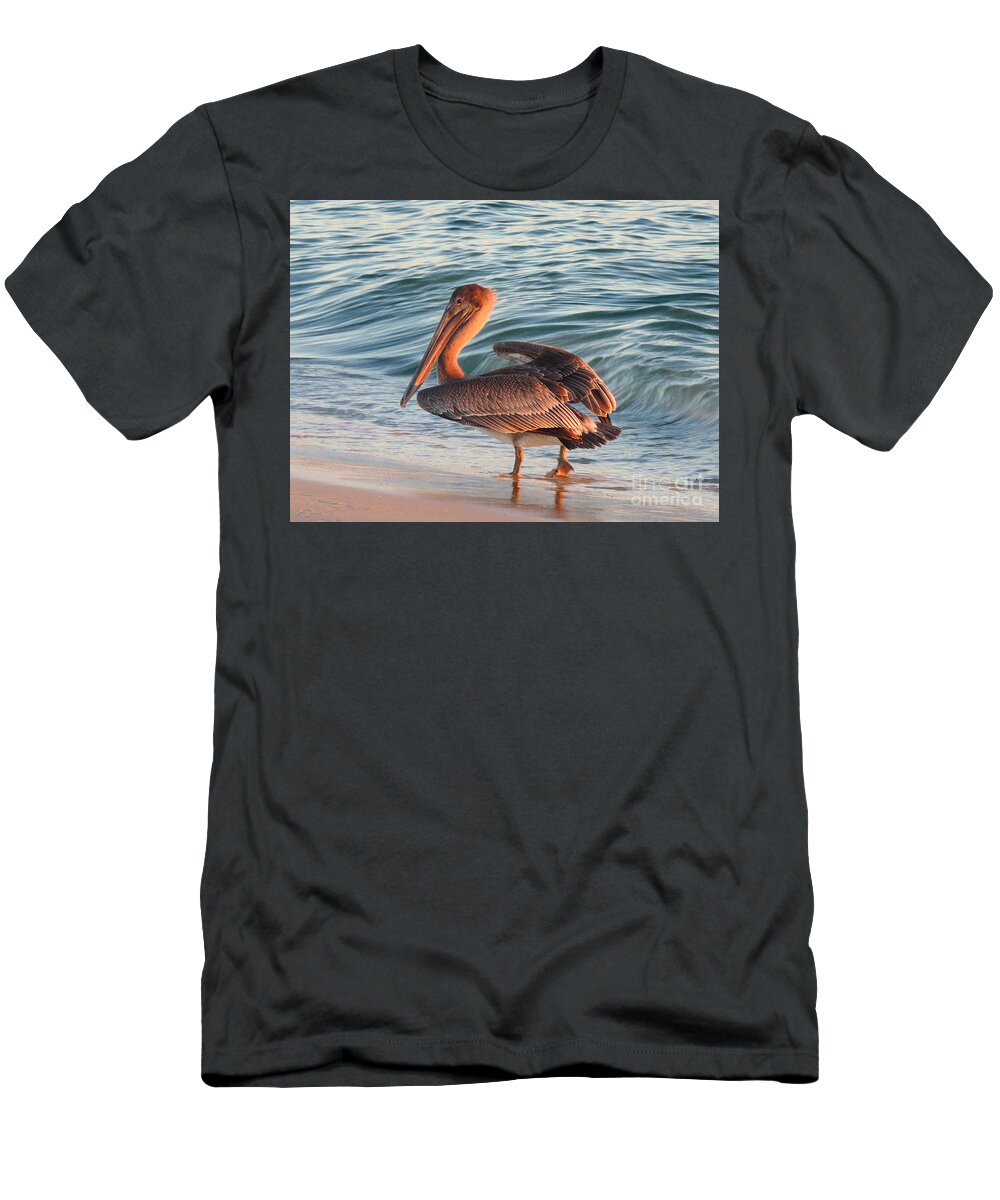 Mexico Beach T-Shirt featuring the photograph Catching Some Rays by Lucyna A M Green