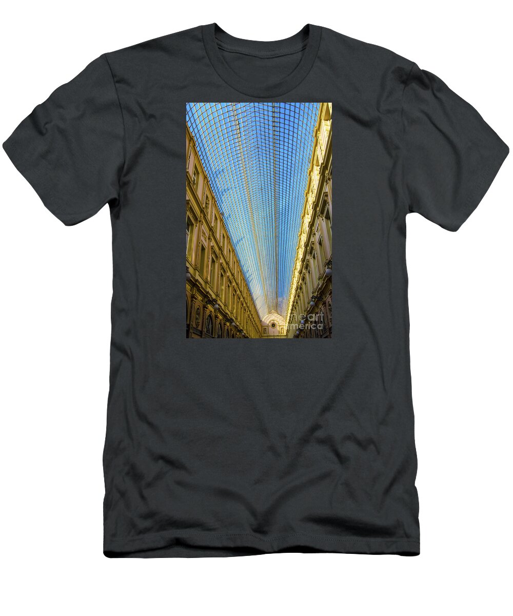 Building T-Shirt featuring the photograph Ceiling by Pravine Chester