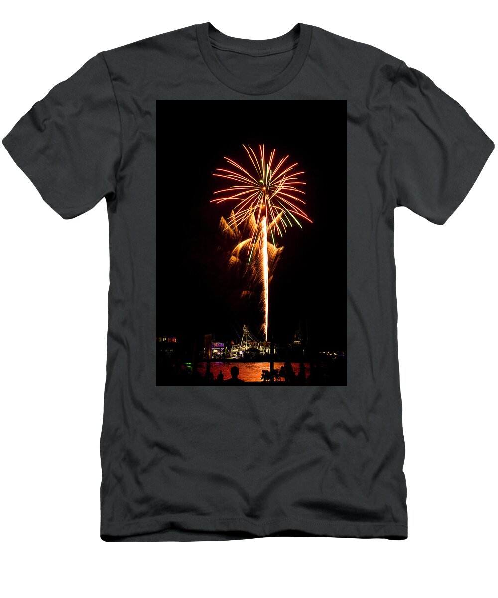 Fireworks T-Shirt featuring the photograph Celebration Fireworks by Bill Barber