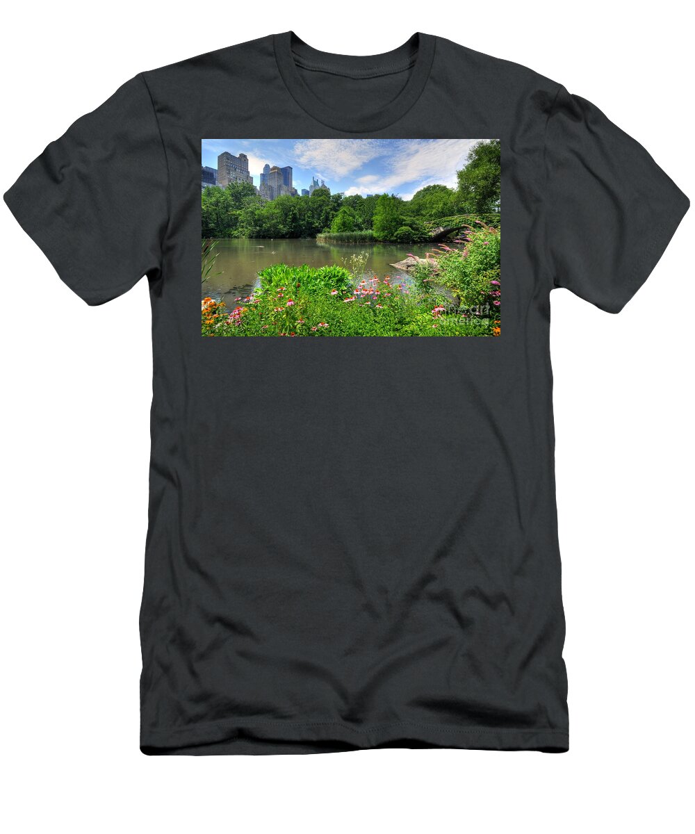 Central Park T-Shirt featuring the photograph Central Park by Kelly Wade