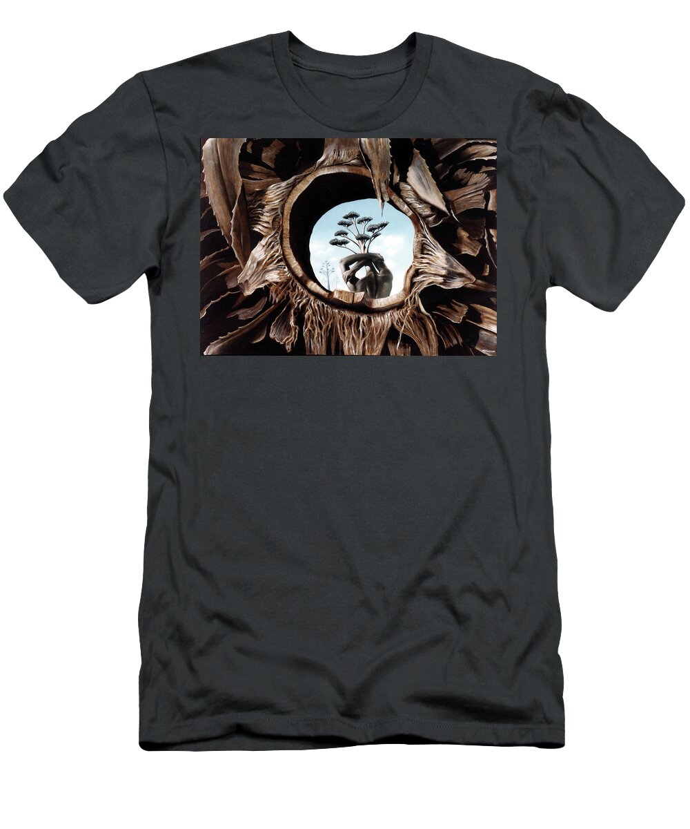 Plant T-Shirt featuring the painting Century Dreamer by William Stoneham