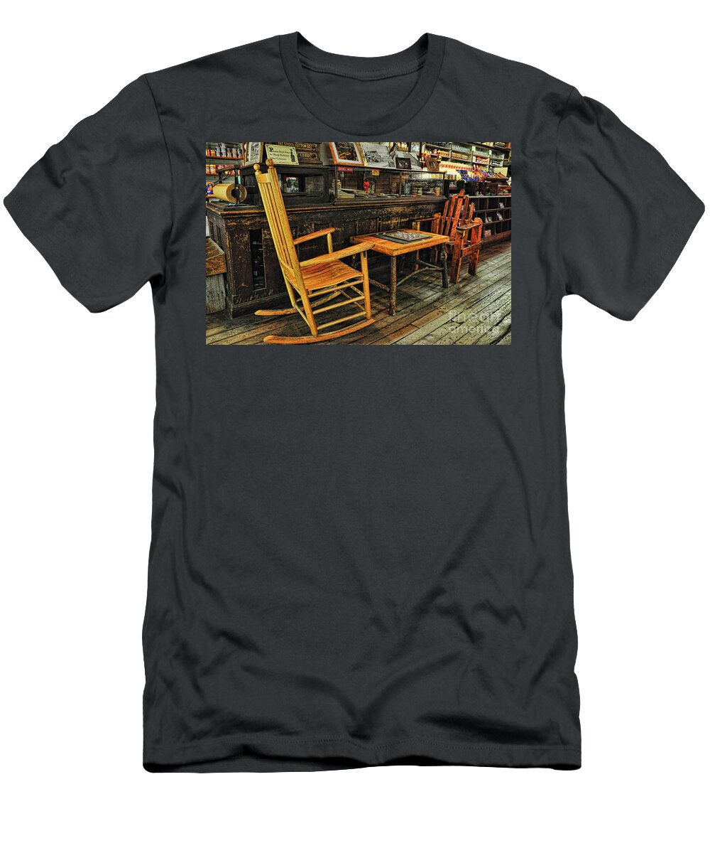 Mast General Store T-Shirt featuring the photograph Checkers Anyone? by Randy Rogers