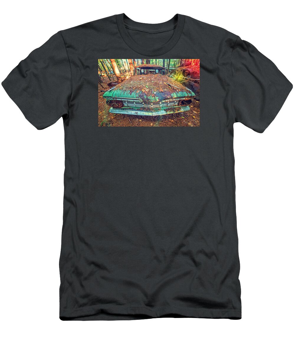 Chevy T-Shirt featuring the photograph Chevrolet Wagon by Alan Raasch