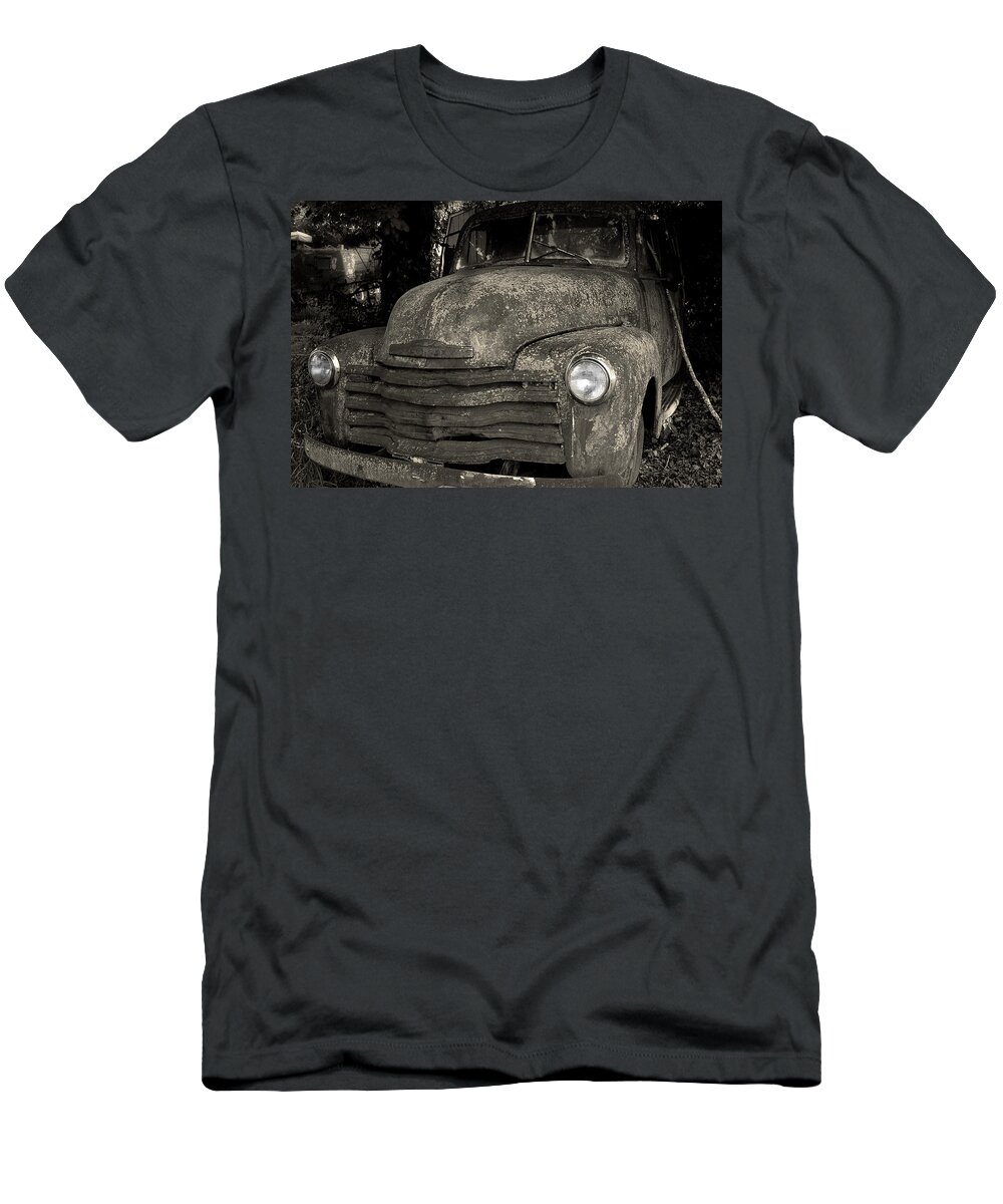 Truck T-Shirt featuring the photograph Chevy 3100 by Mike Eingle