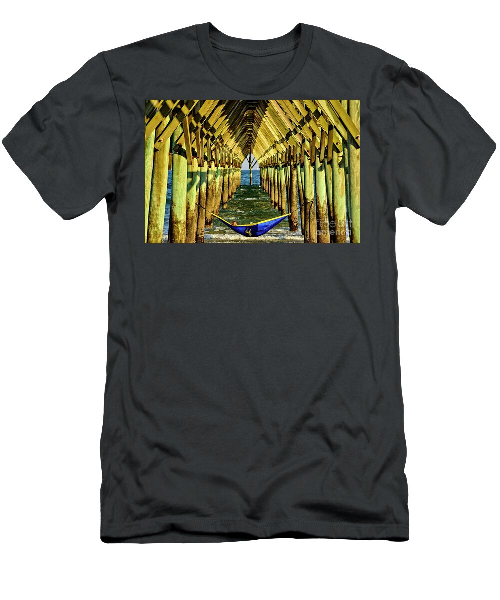 Surf City T-Shirt featuring the photograph Chillin by DJA Images