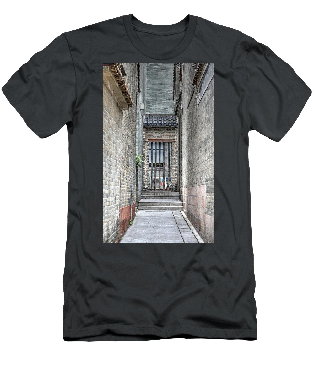 China T-Shirt featuring the photograph China Alley by Bill Hamilton