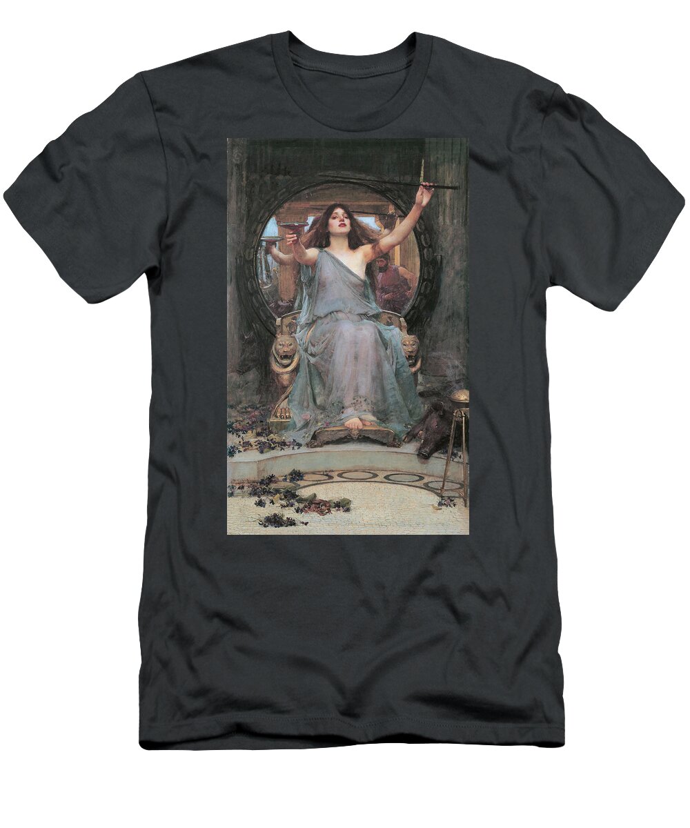 Pre-raphaelite T-Shirt featuring the painting Circe Offering the Cup to Odysseus by John William Waterhouse