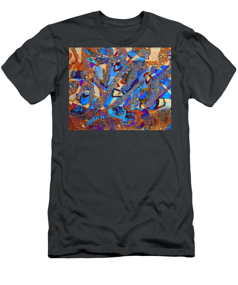 Abstract T-Shirt featuring the photograph Clamor for Klimt by Matt Cegelis
