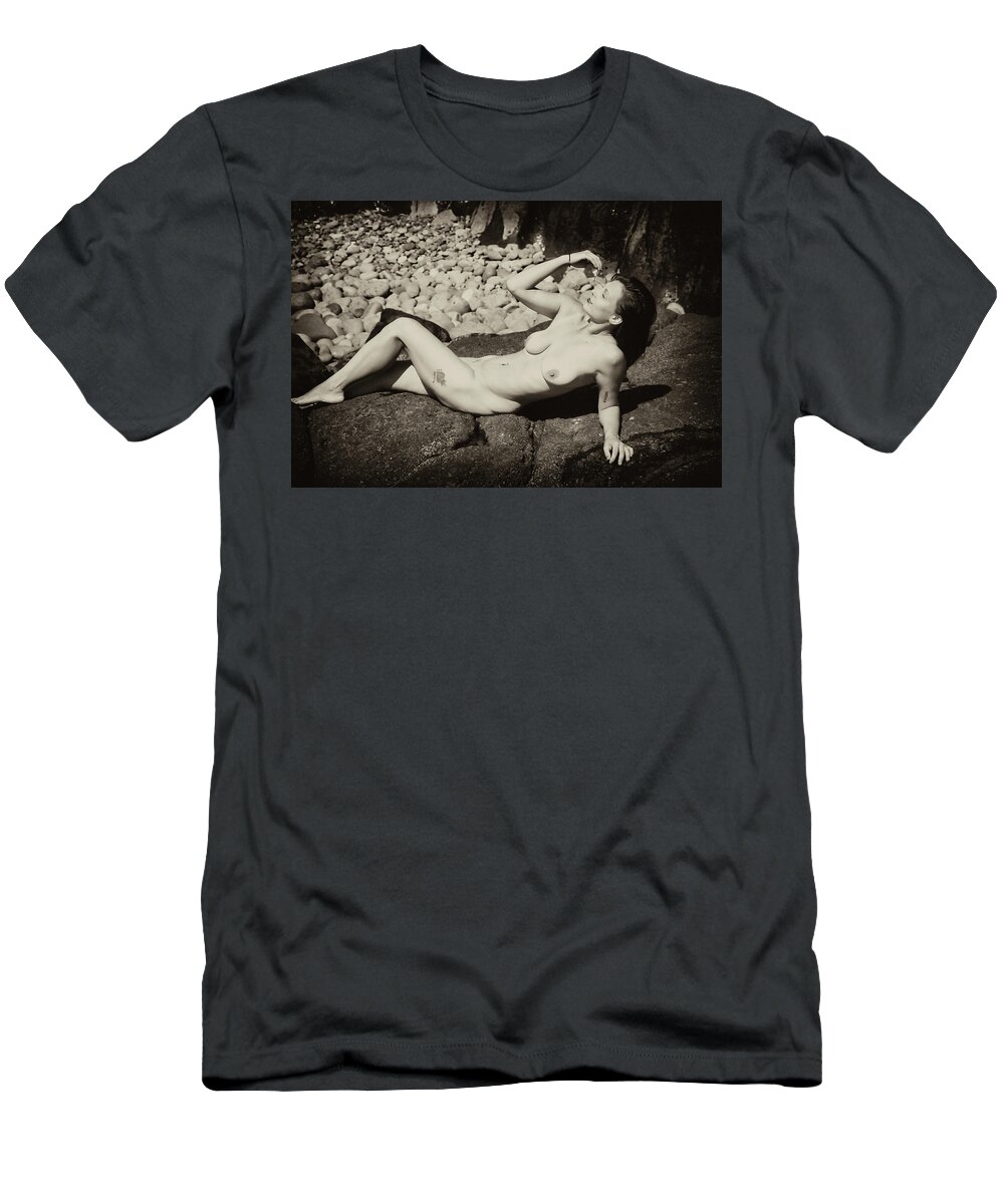 Nude T-Shirt featuring the photograph Classic Nude by Hugh Smith