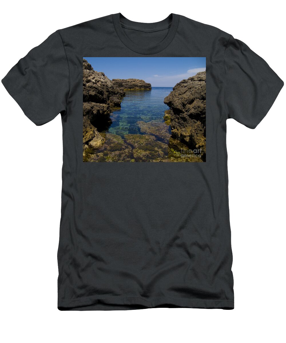 Aglae T-Shirt featuring the photograph Clear water of Mallorca by Anastasy Yarmolovich