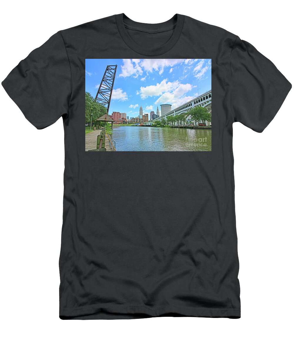 Cleveland Ohio T-Shirt featuring the photograph Cleveland 2013 by Jack Schultz