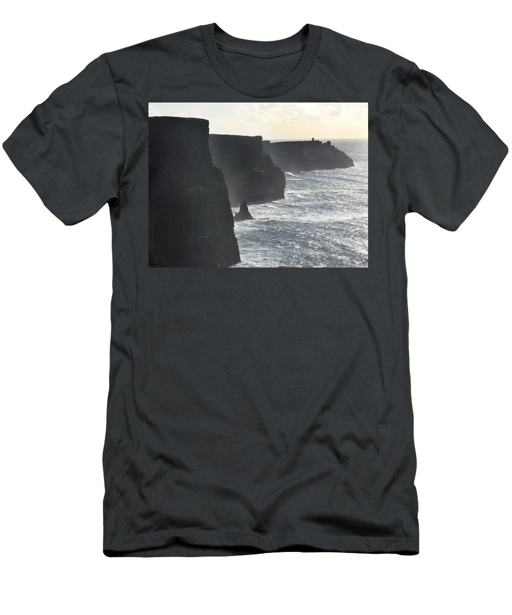 Travel T-Shirt featuring the photograph Cliffs of Moher 1 by Mike McGlothlen