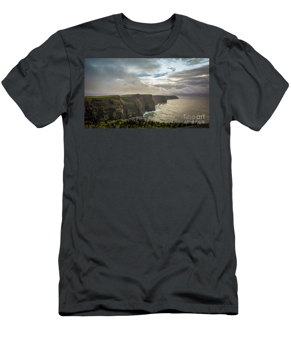 Cliffs Of Moher T-Shirt featuring the photograph Cliffs of Moher by Agnes Caruso