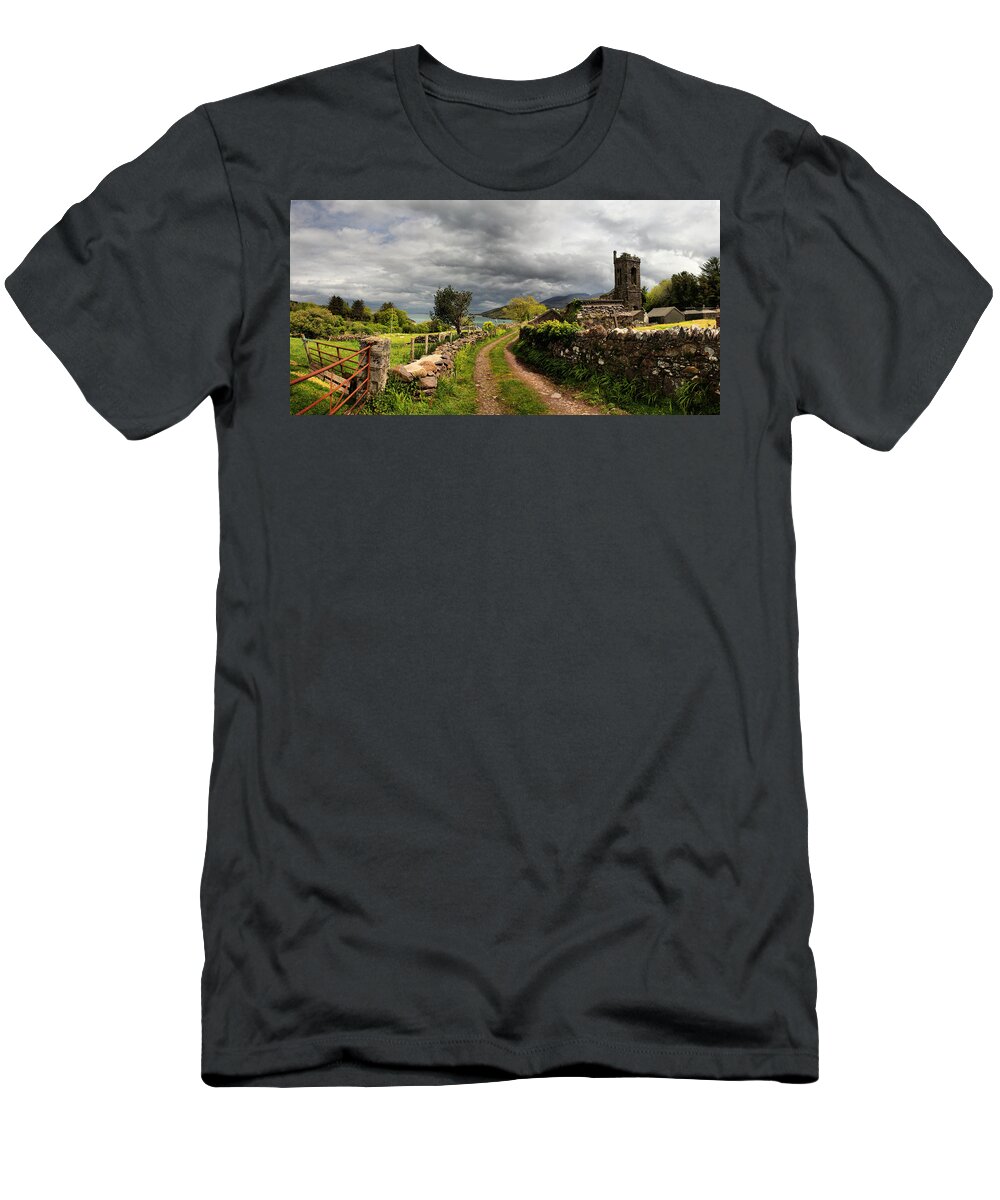 Cloghane T-Shirt featuring the photograph Cloghane Byway by Mark Callanan