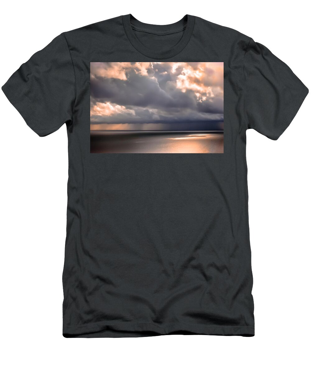 Cloud Waterscapes T-Shirt featuring the photograph Cloud Symphony by Karen Wiles