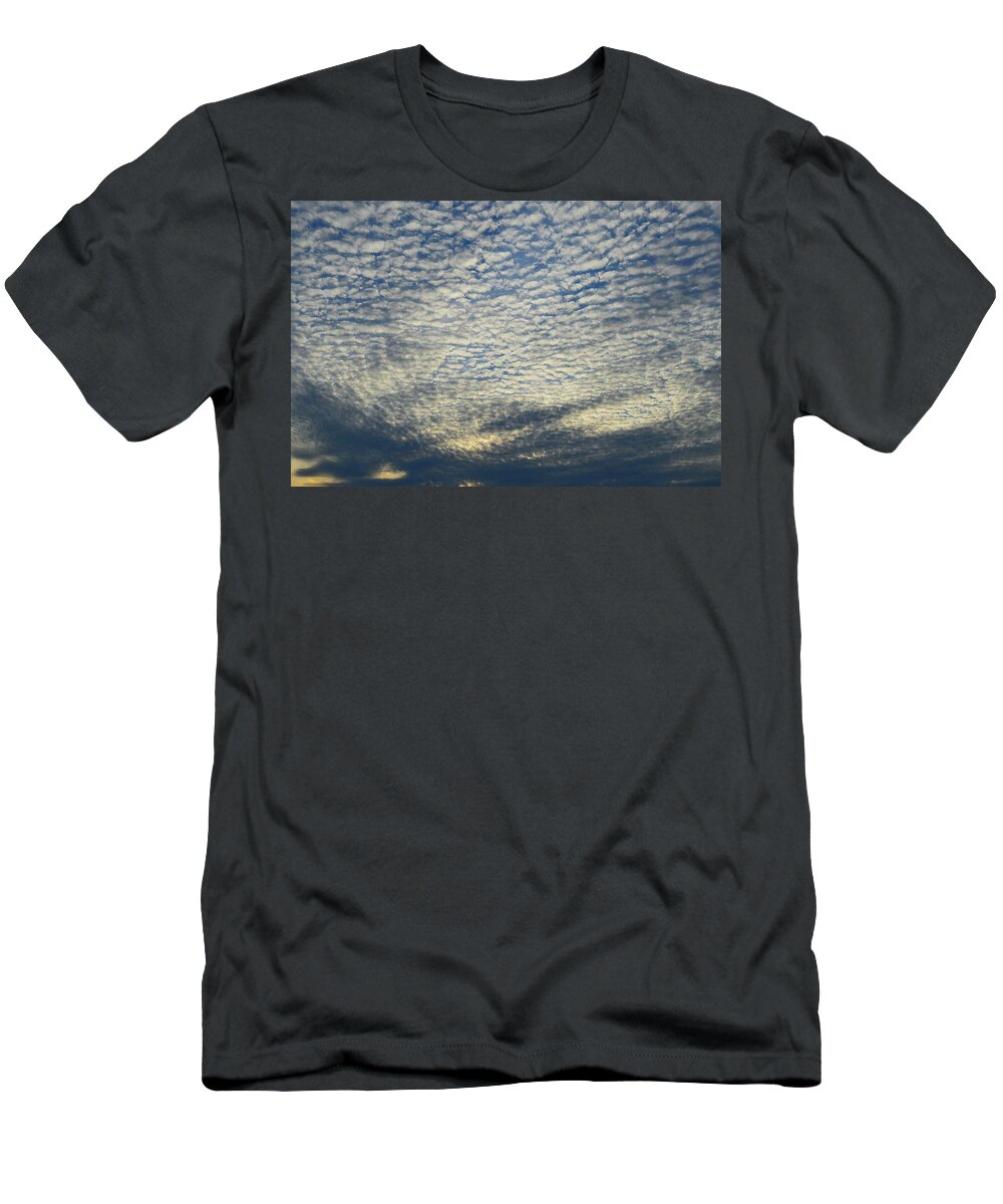 Abstract T-Shirt featuring the photograph Clouds Of That Day by Lyle Crump