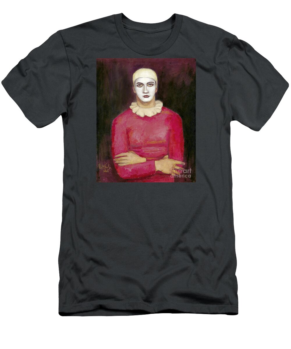 1938 T-Shirt featuring the painting Clown 1948 by Granger
