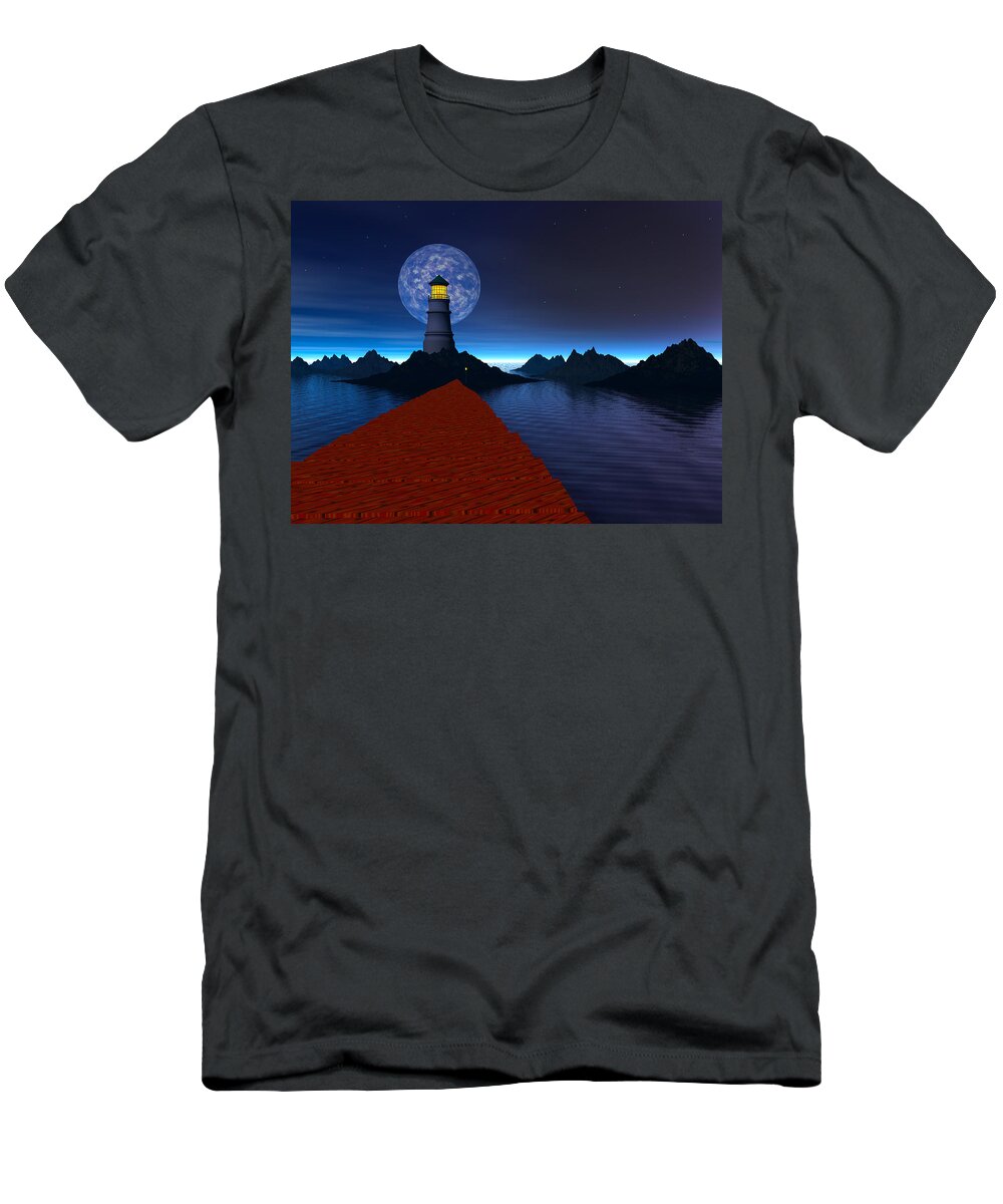 Lighthouse T-Shirt featuring the photograph Coast by Mark Blauhoefer