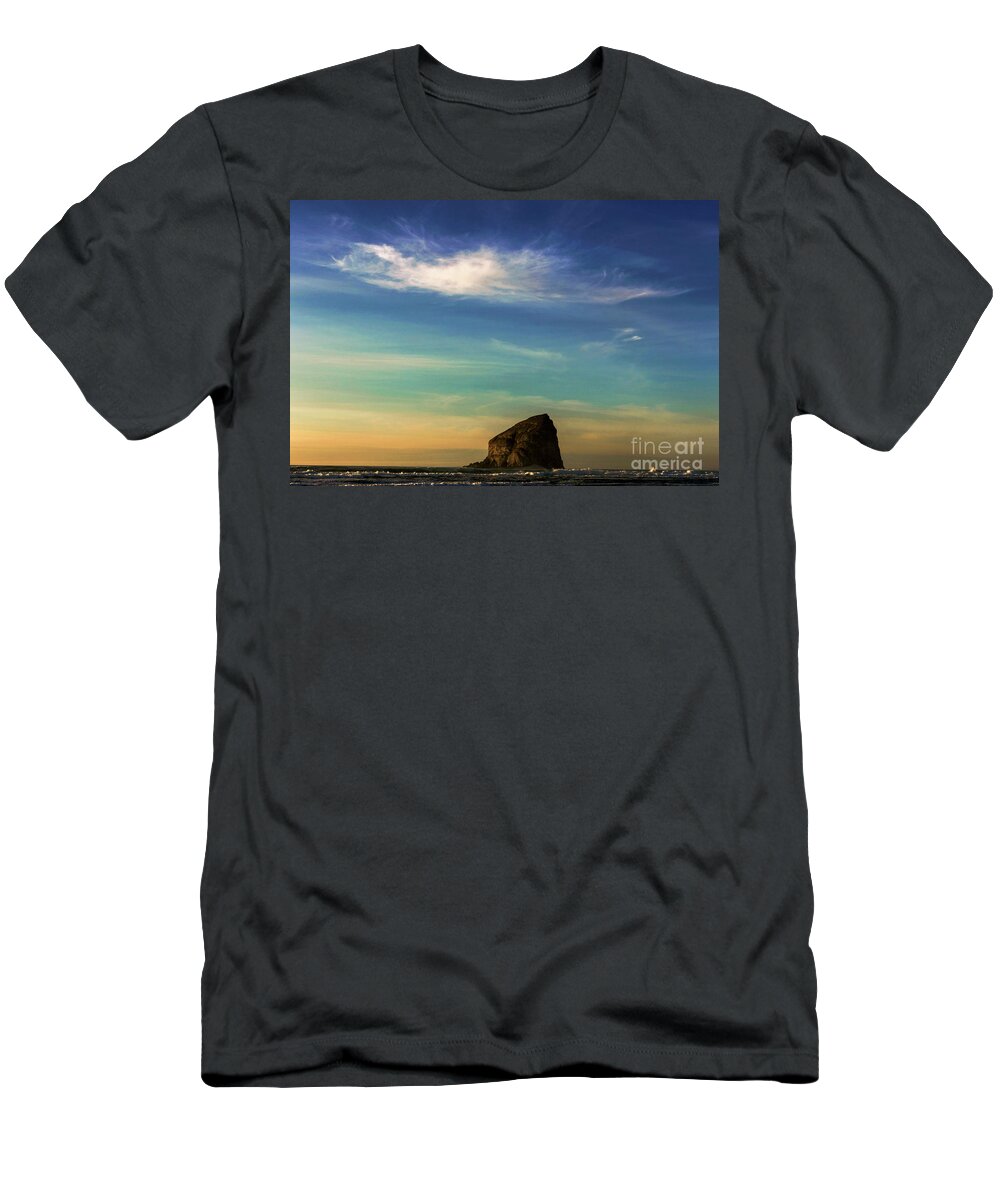 Rock T-Shirt featuring the photograph Coast Rock by Steve Triplett