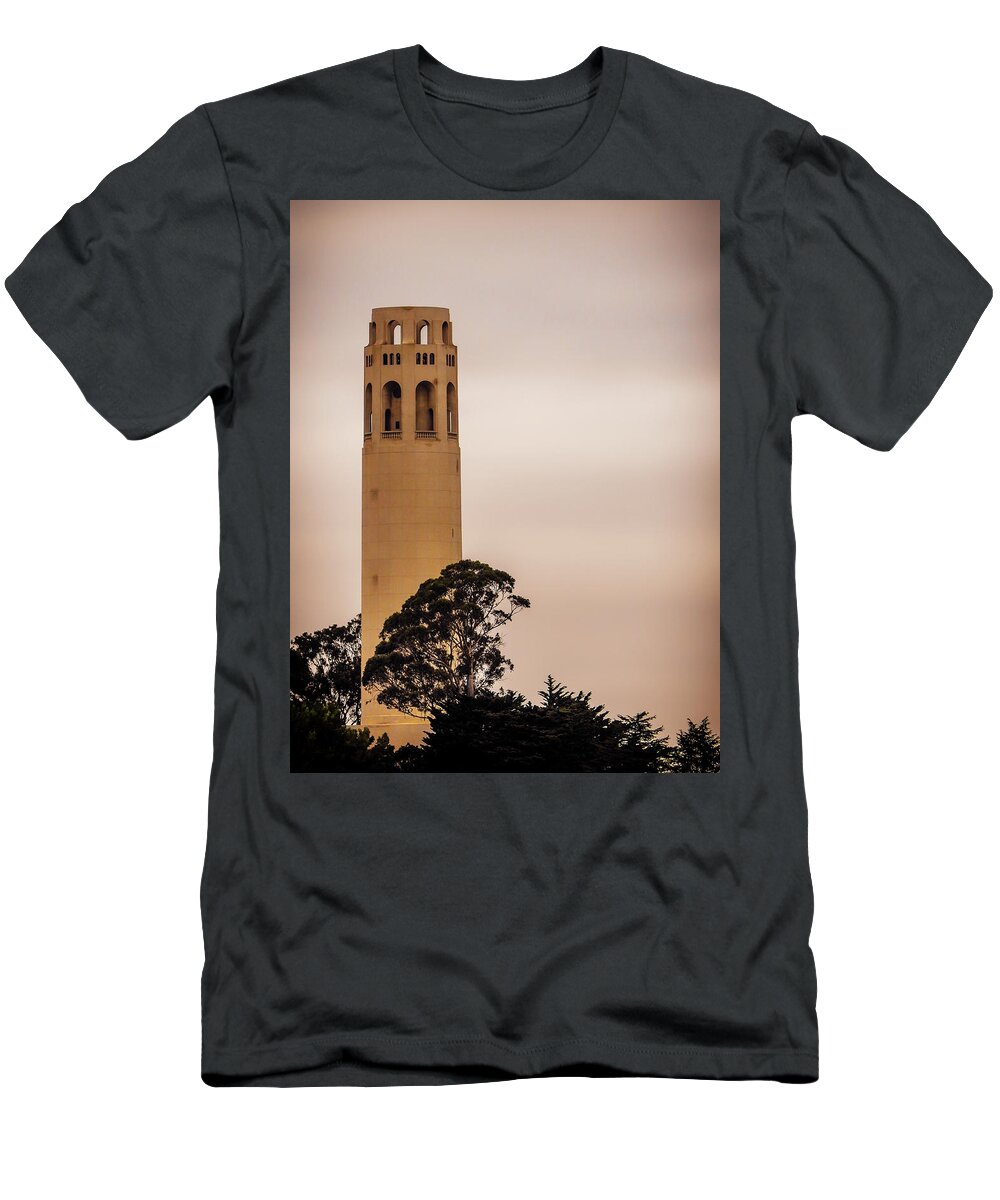 California T-Shirt featuring the photograph Coit Tower by Marnie Patchett